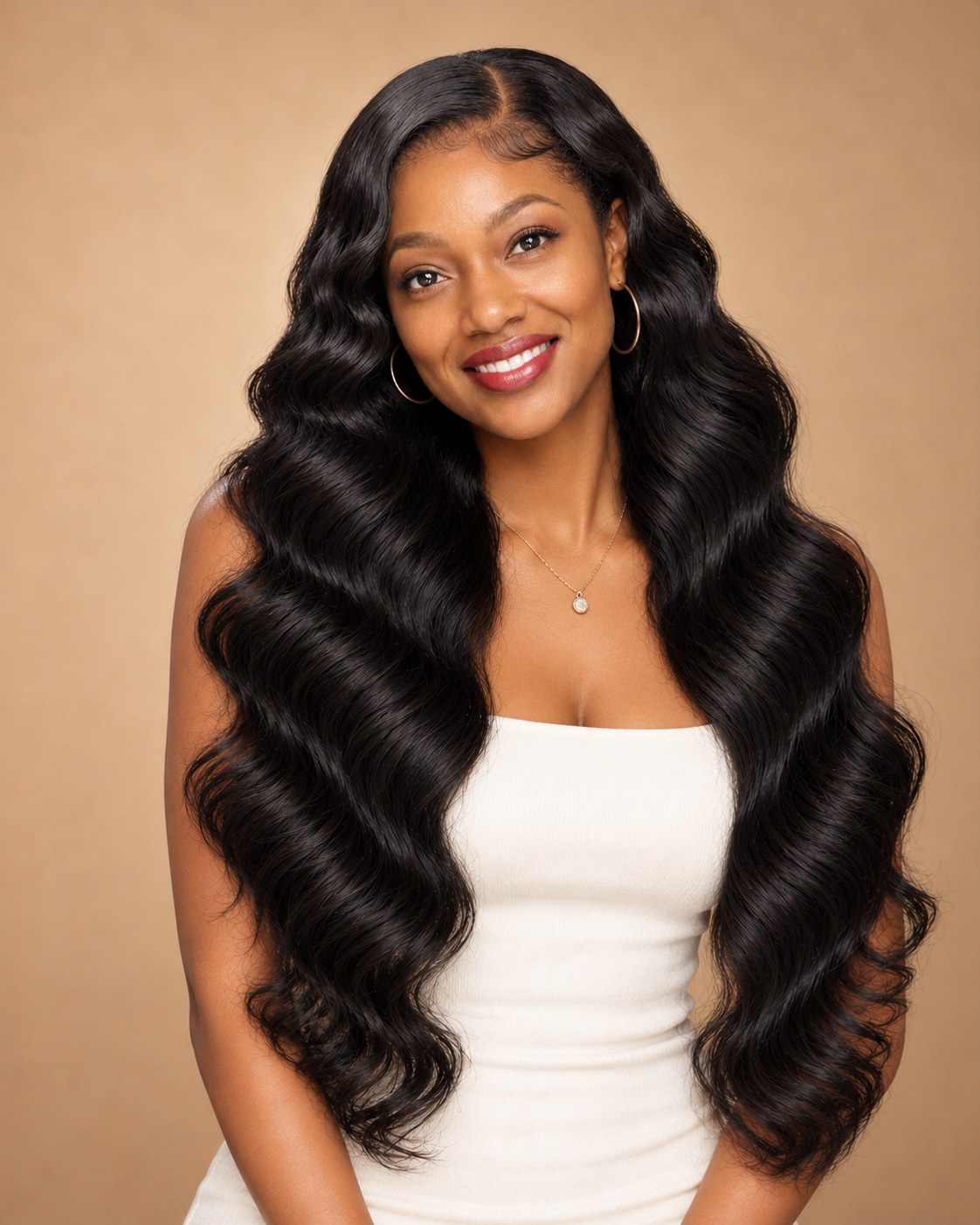 13x6 Body Wave Lace Front Wig — model look 3